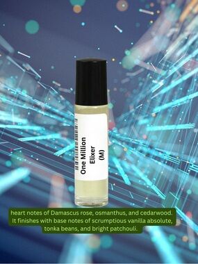 One Million Elixir (M) 1/3 Oz Roll On Fragrance Oil